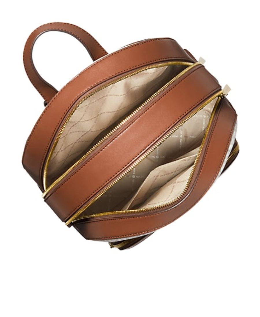 Michael Kors Beige Fabric Backpacks In Nude