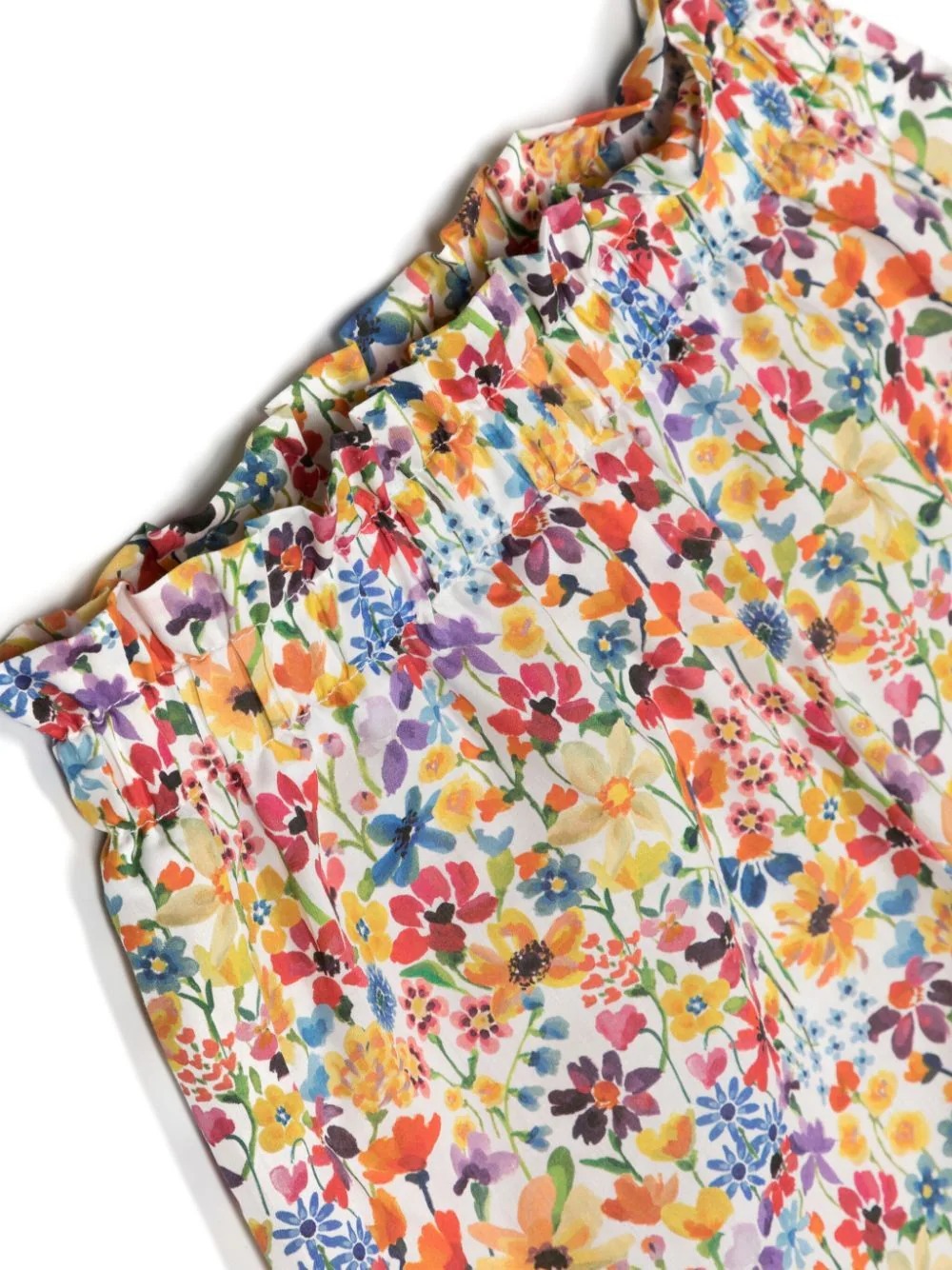 Il Gufo Cotton Jersey T-shirt & Liberty Shorts In White