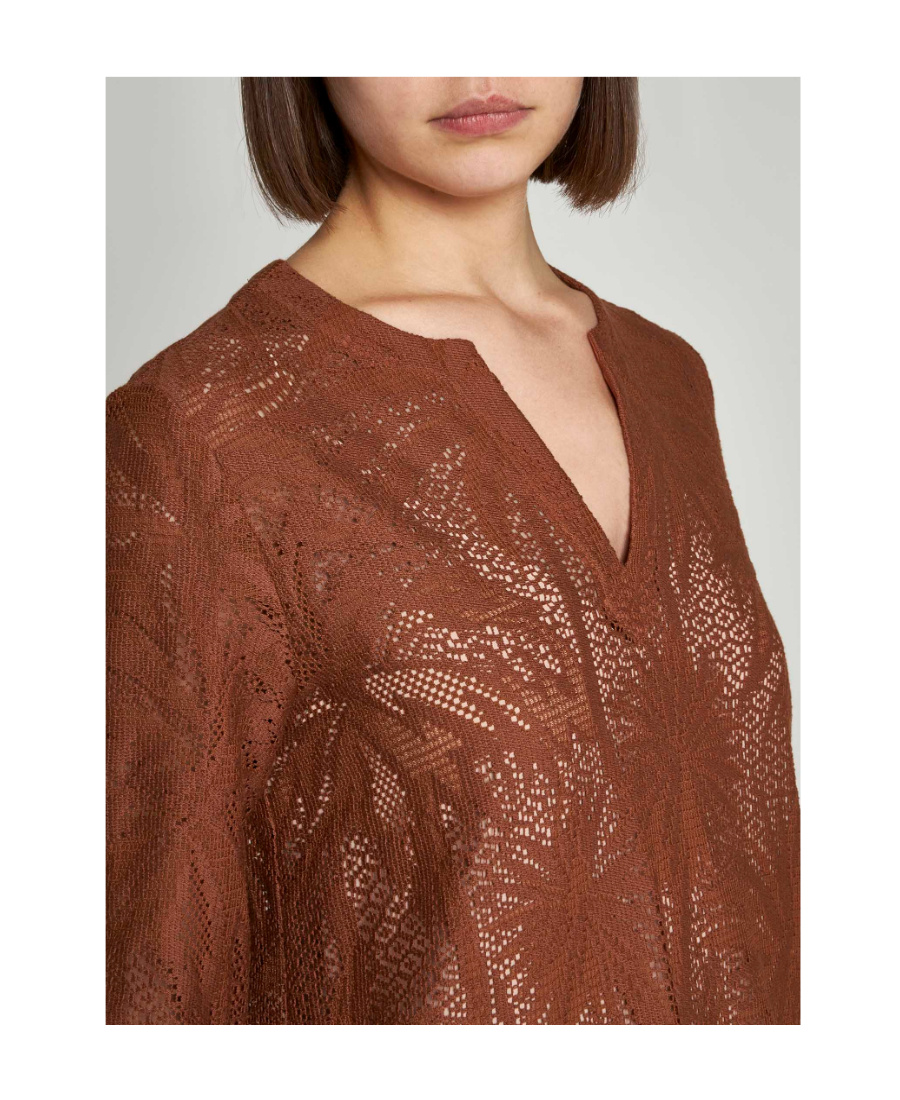 Max Mara A Long Dress In Brown