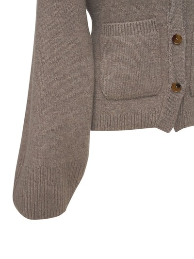 Khaite Scarlet Cashmere-blend Cardigan