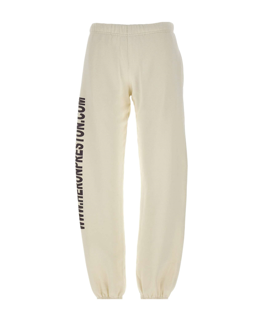 Shop Heron Preston Real Estate Slogan Printed Track Pants In Nude