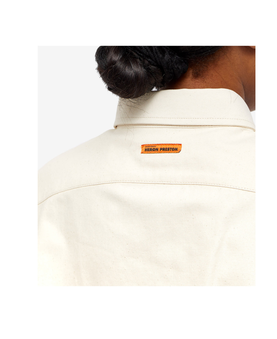 Heron Preston Short Style Shirt In White