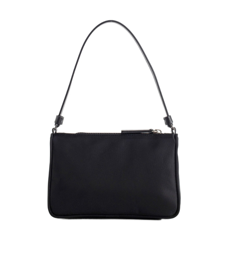 Palm Angels Logo-embossed Zipped Pouch In Black