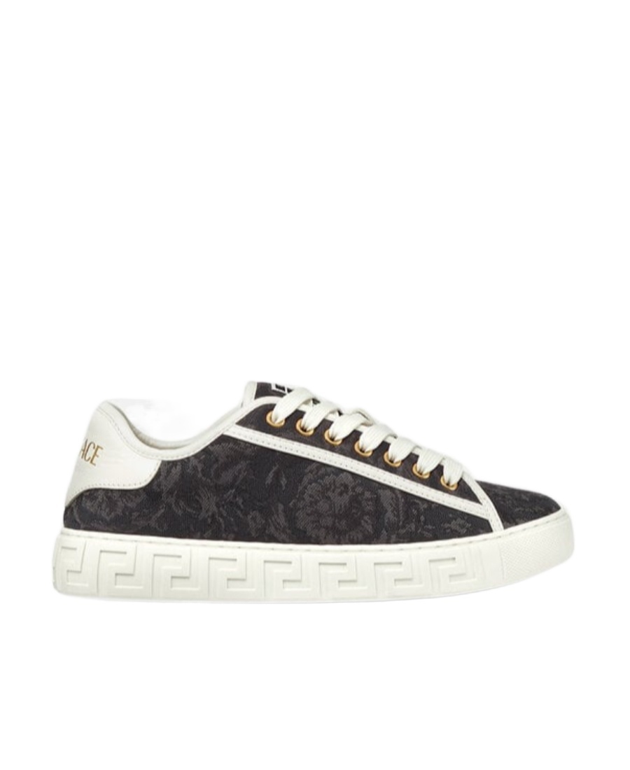 Versace Greca Barocco Sneakers In White