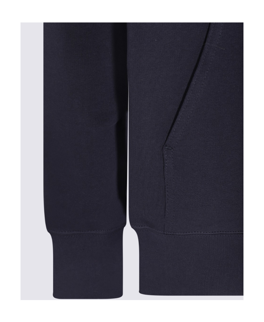 Shop Paul Smith Logo-patch Long-sleeve Hoodie In Black