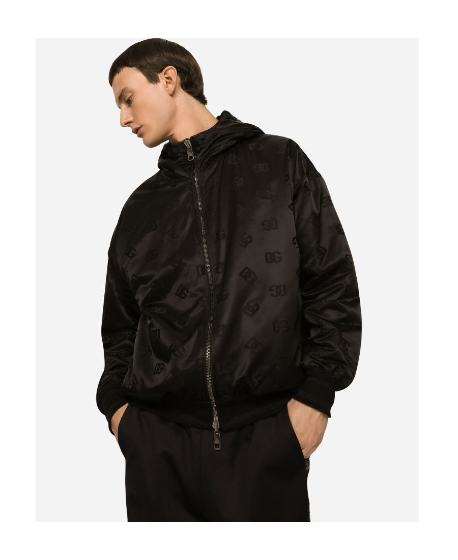 Dolce & Gabbana Reversible Jacket With Branded Tag In Black