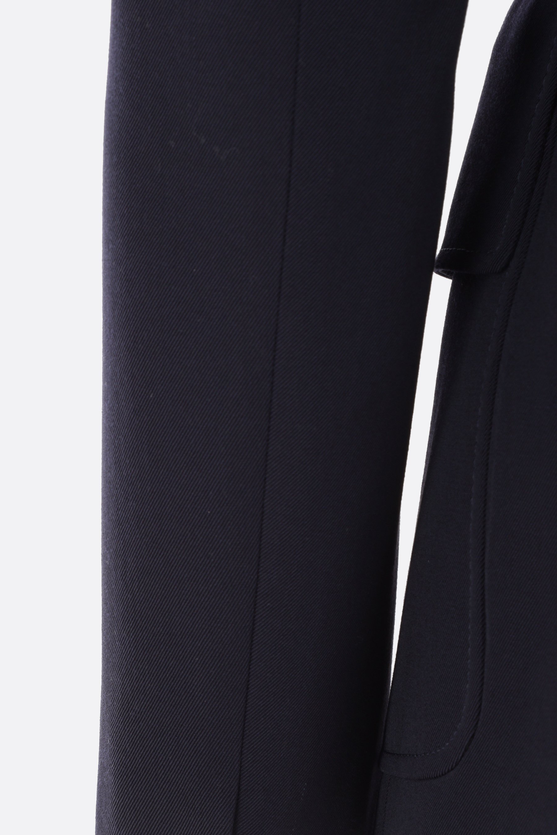 Alexander Mcqueen Alexander Mc Queen Single Breasted Navy Wool Jacket In Blue