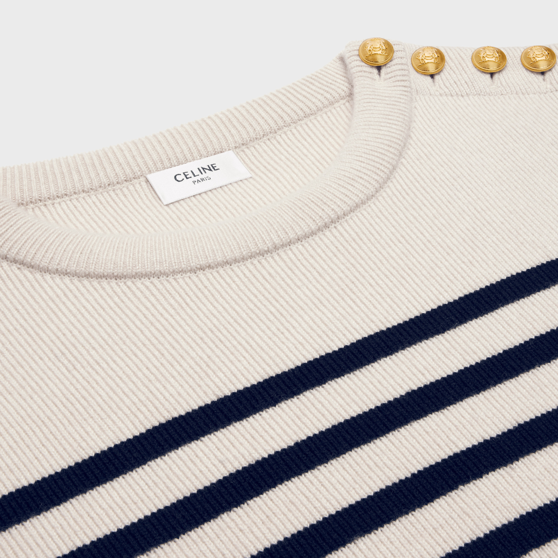 Celine Sweater With Hood In Alpaca Wool In White