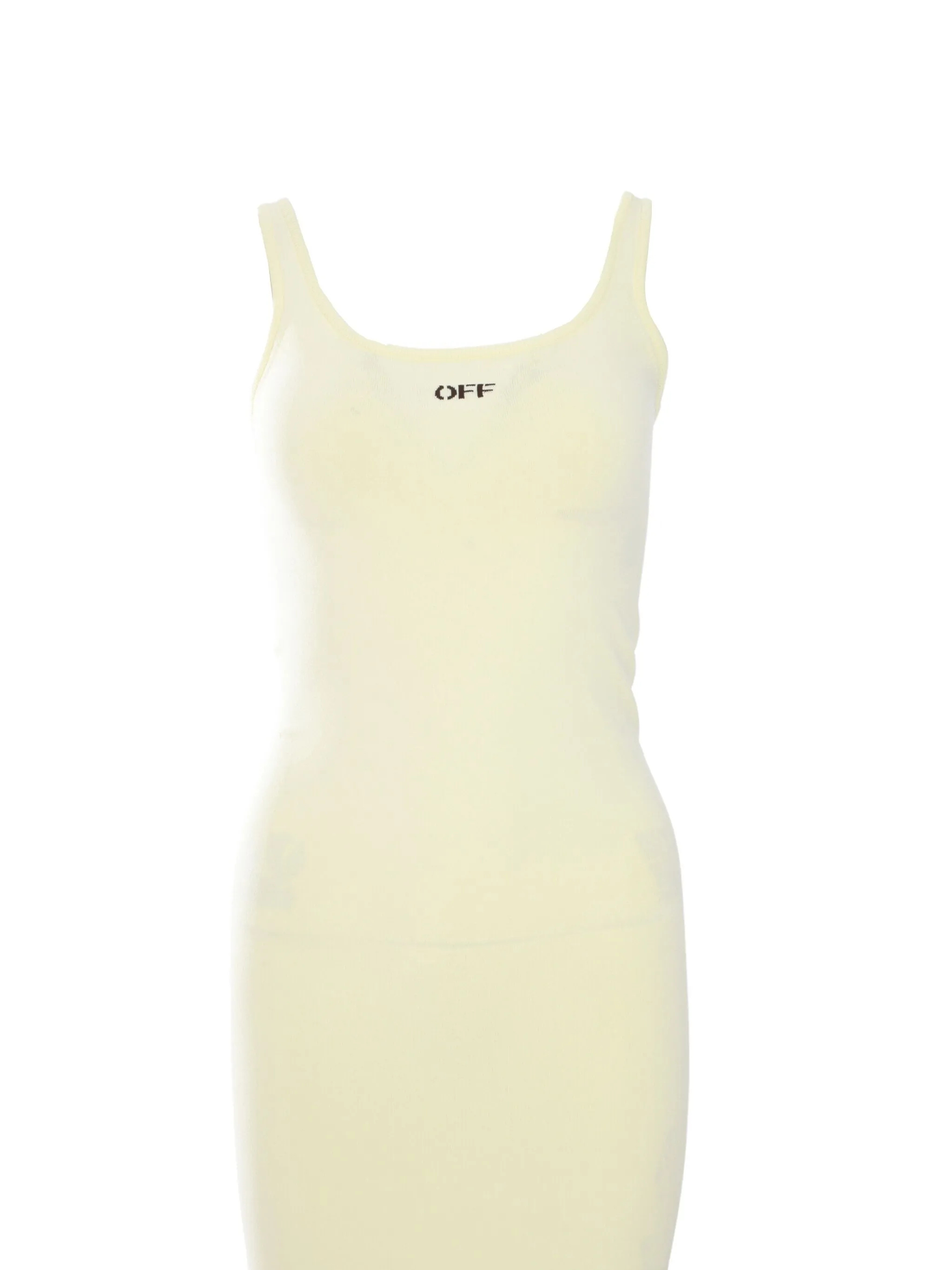 Off-white Off White Dresses In Yellow