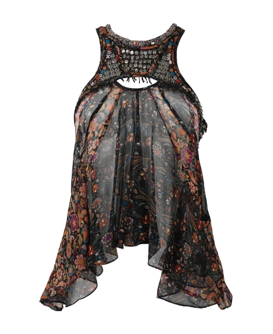 Isabel Marant Round-necked Vest In Black