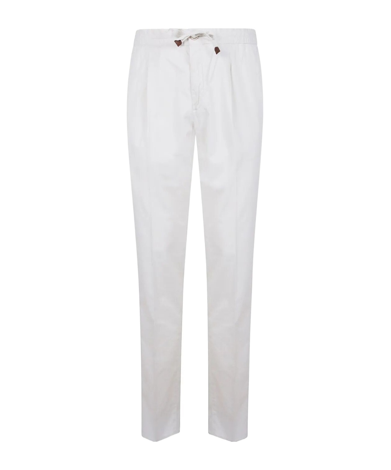 Incotex Tapered Fit Trousers In White