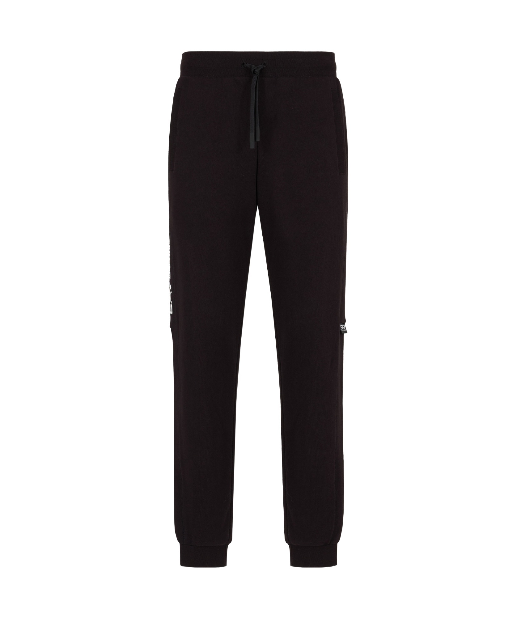 Ea7 Foot Binding Jogging Pants In Black