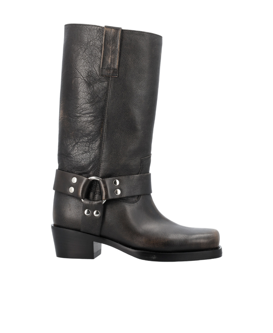 Shop Paris Texas Roxy 40mm Leather Cowboy Boots In Black