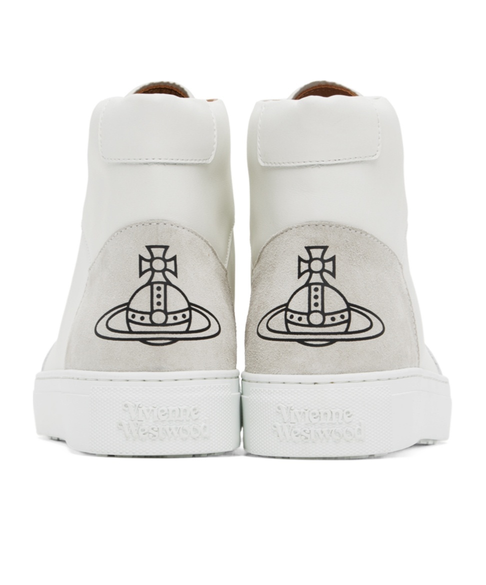 Vivienne Westwood Lace-up High-top Sneakers In White