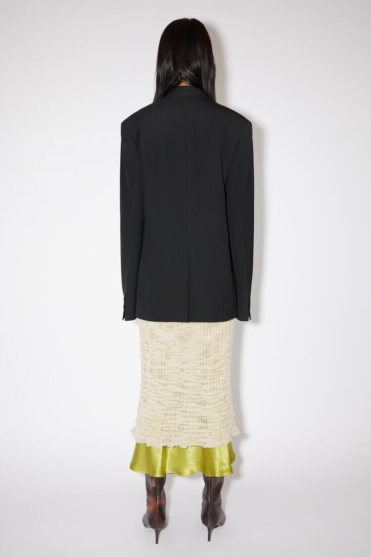 Acne Studios Single-breasted Blazer In Black