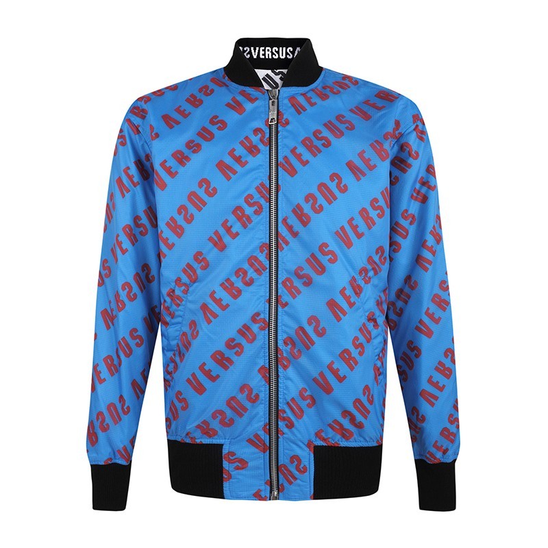 Versus Double-sided Baseball Jacket In White