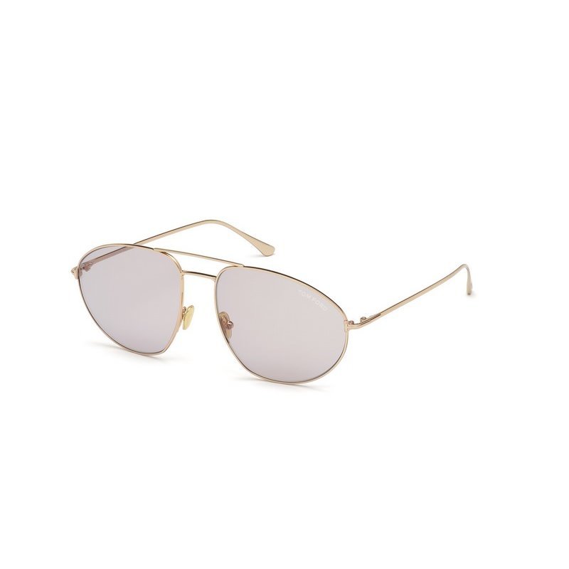Tom Ford Pilot Sunglasses In White