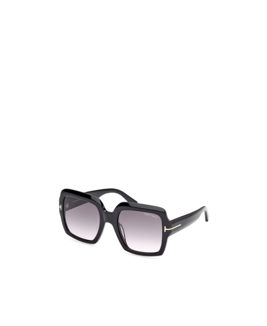 Tom Ford Kaya 54mm Polarized Gradient Square Sunglasses In Gray