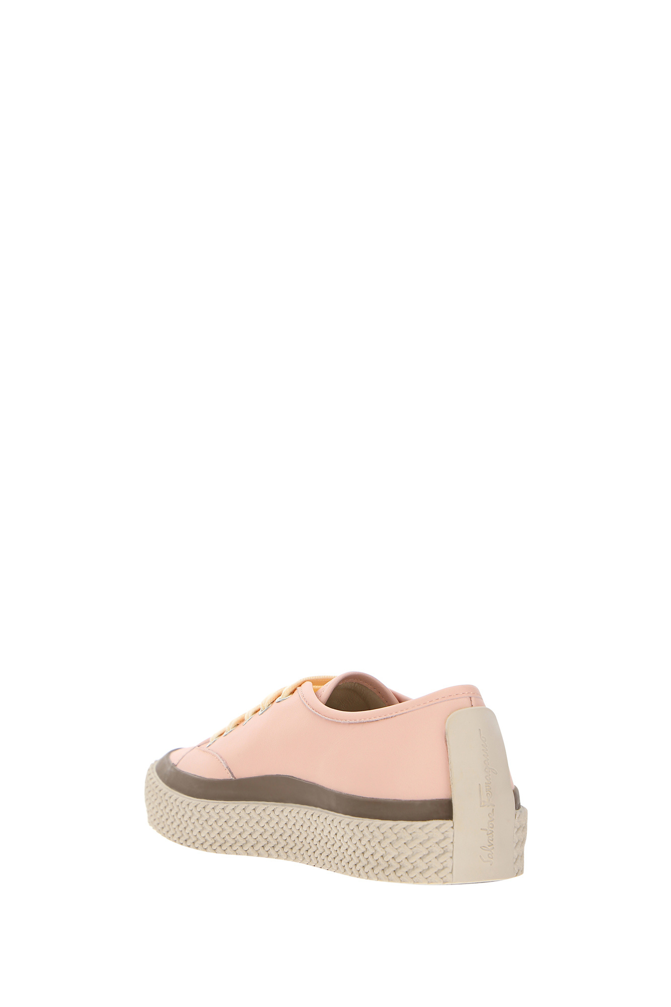 Ferragamo Low-cut Casual Sneakers In Nude