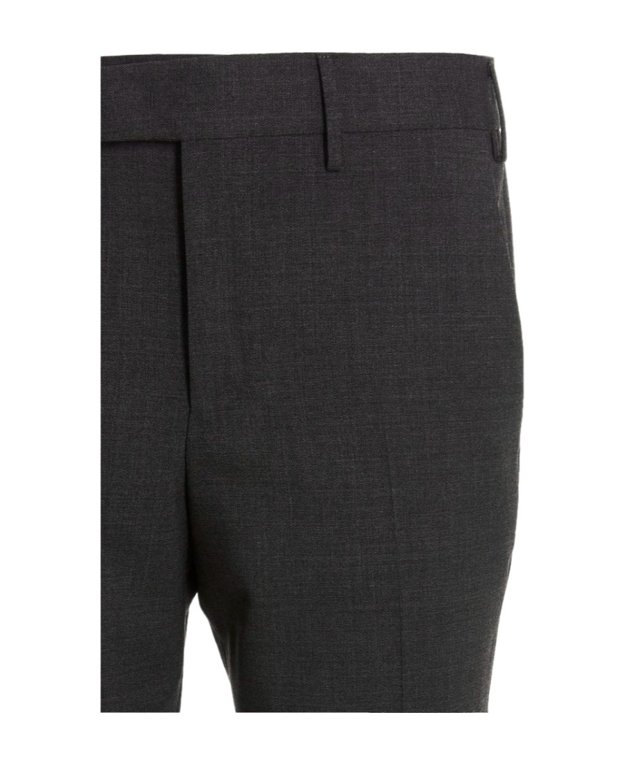 Pt Torino Belt-loop Casual Pants In Black