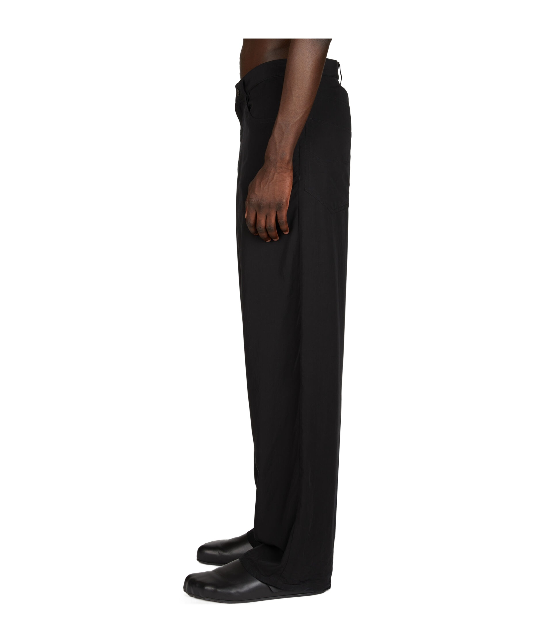 Balenciaga Oversized Tailored Trousers In Black