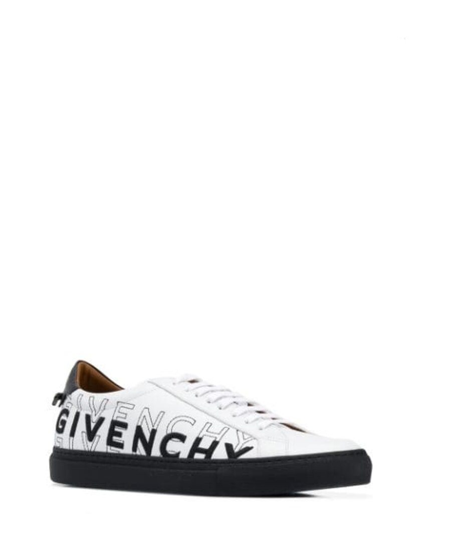 Givenchy Embroidered Logo Sneakers In Black