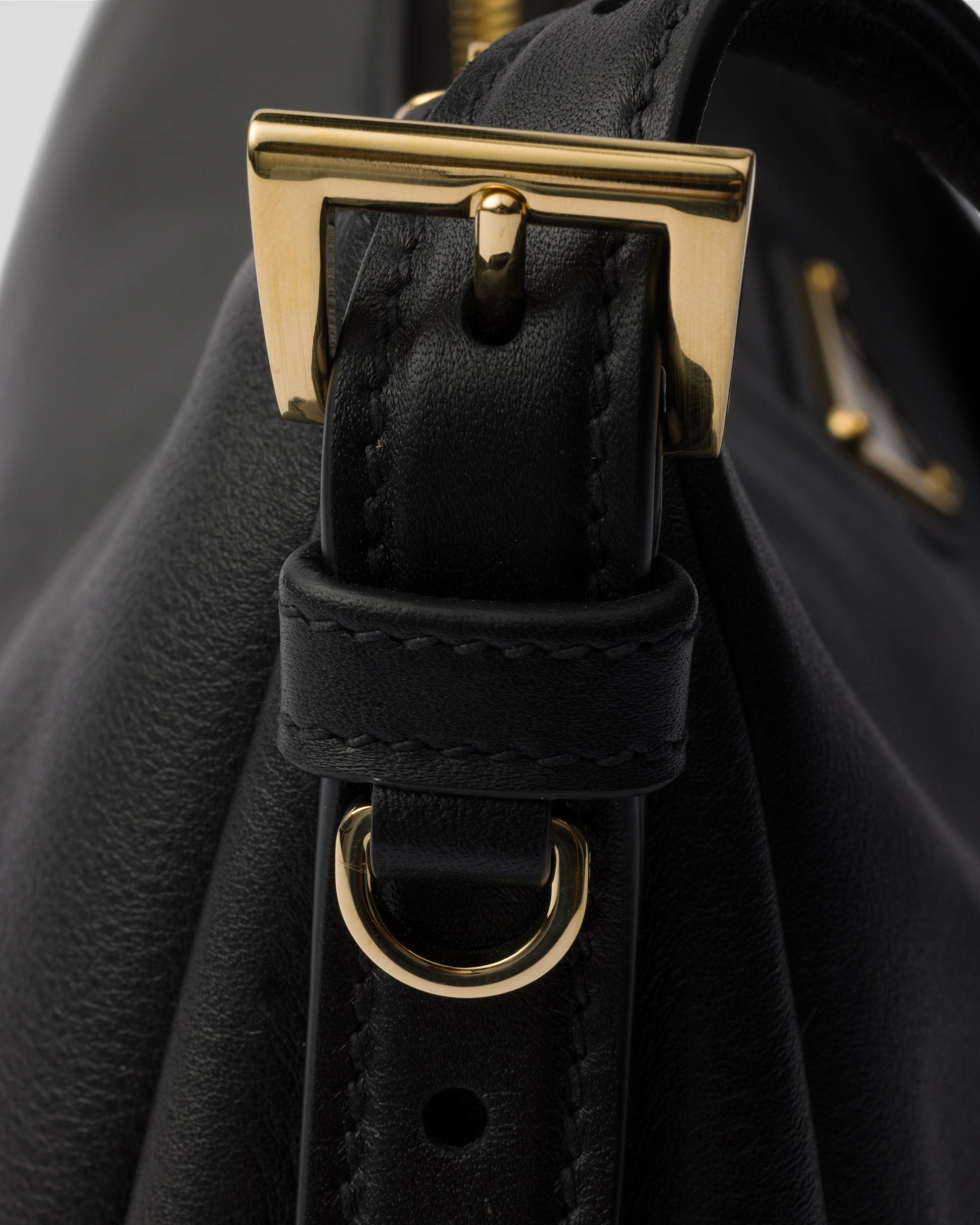 Prada Aimée Medium Shoulder Bag In Black
