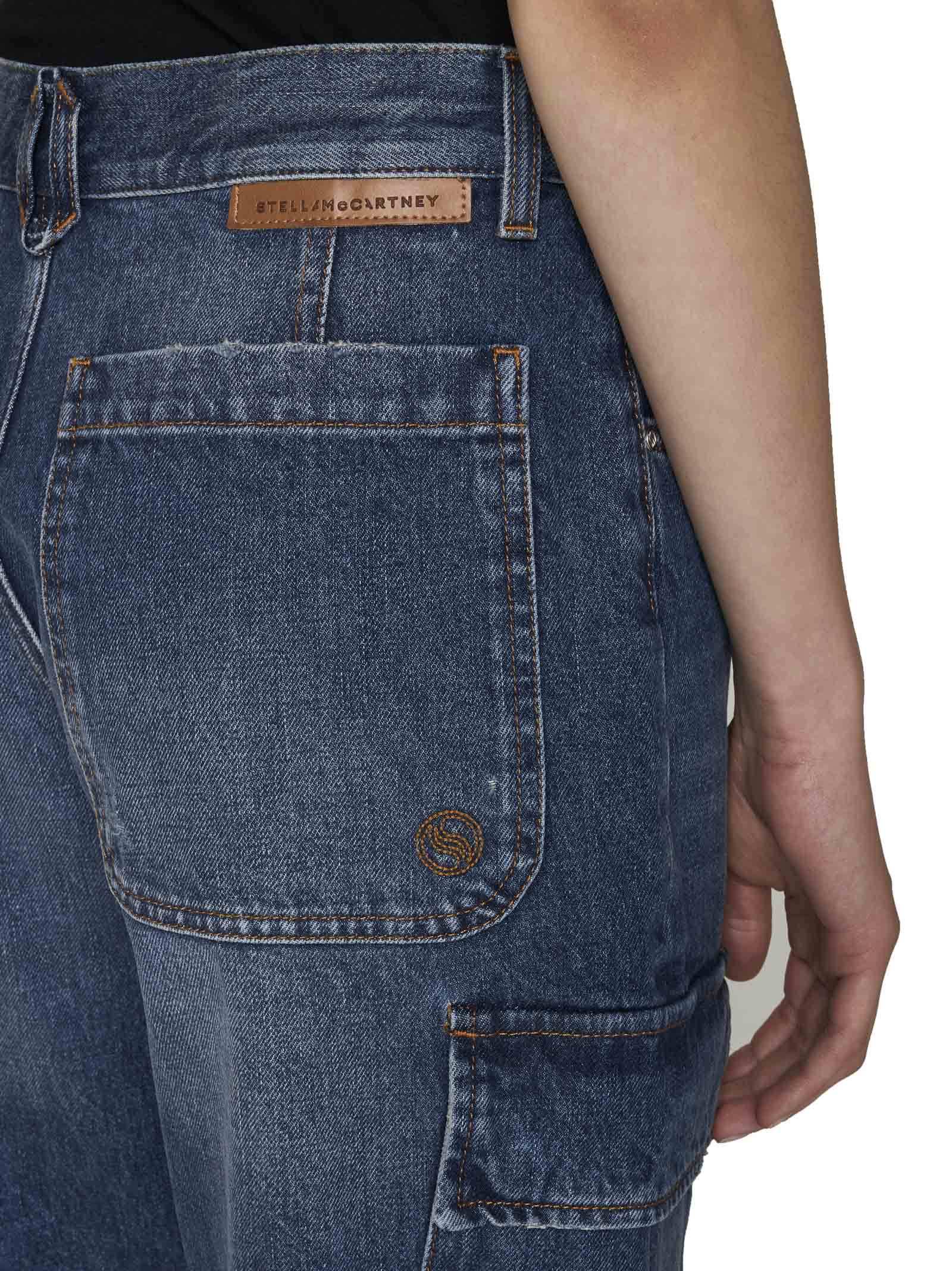 STELLA MCCARTNEY STELLA MCCARTNEY HIGH-WAISTED CROPPED LEG JEANS