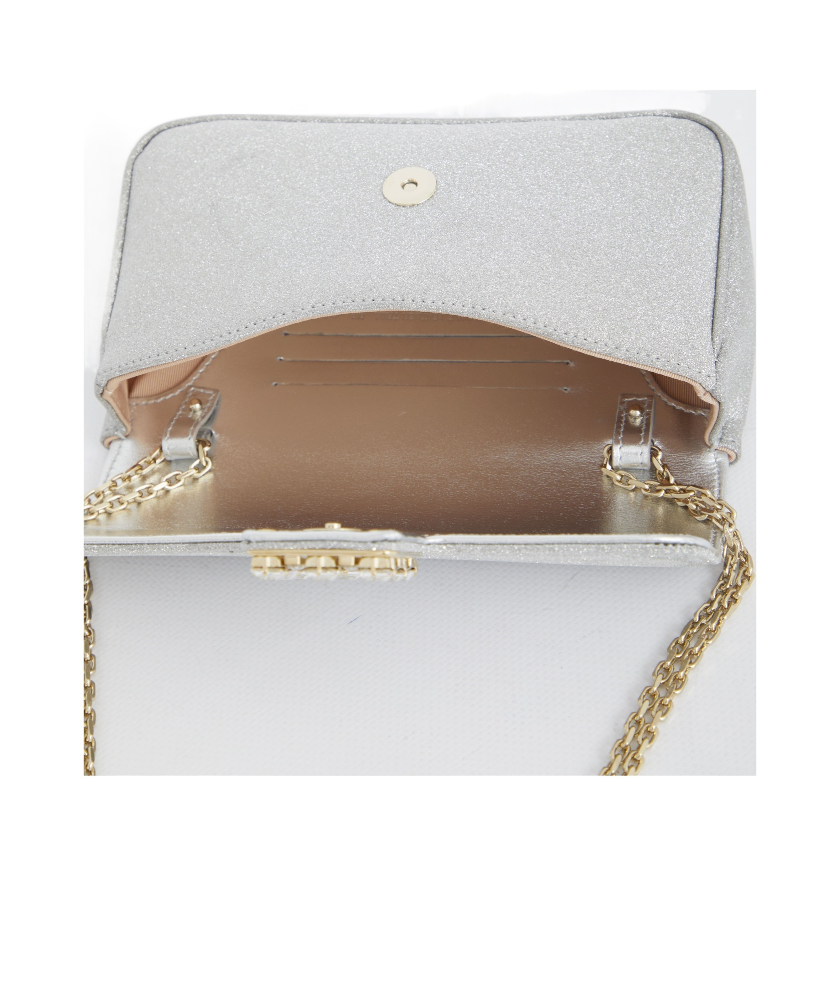 Shop Roger Vivier Flip Shoulder Bag In White