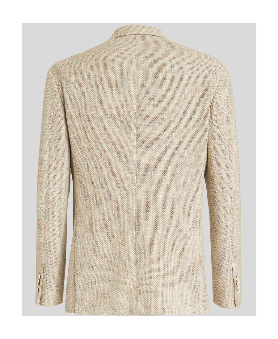 Etro Double-breasted Peak-lapel Blazer In Nude