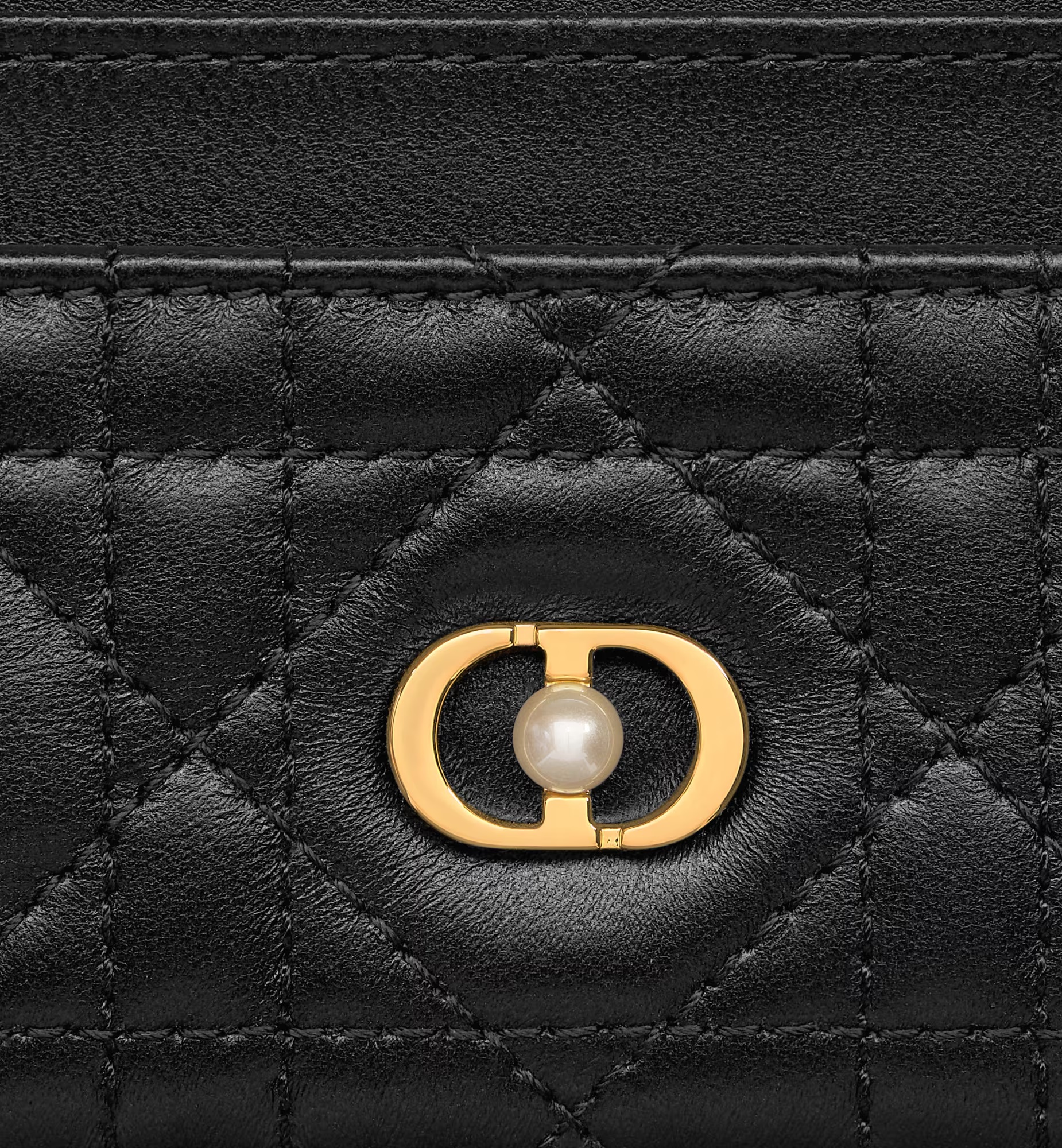 Dior Jolie Card Holder In Black