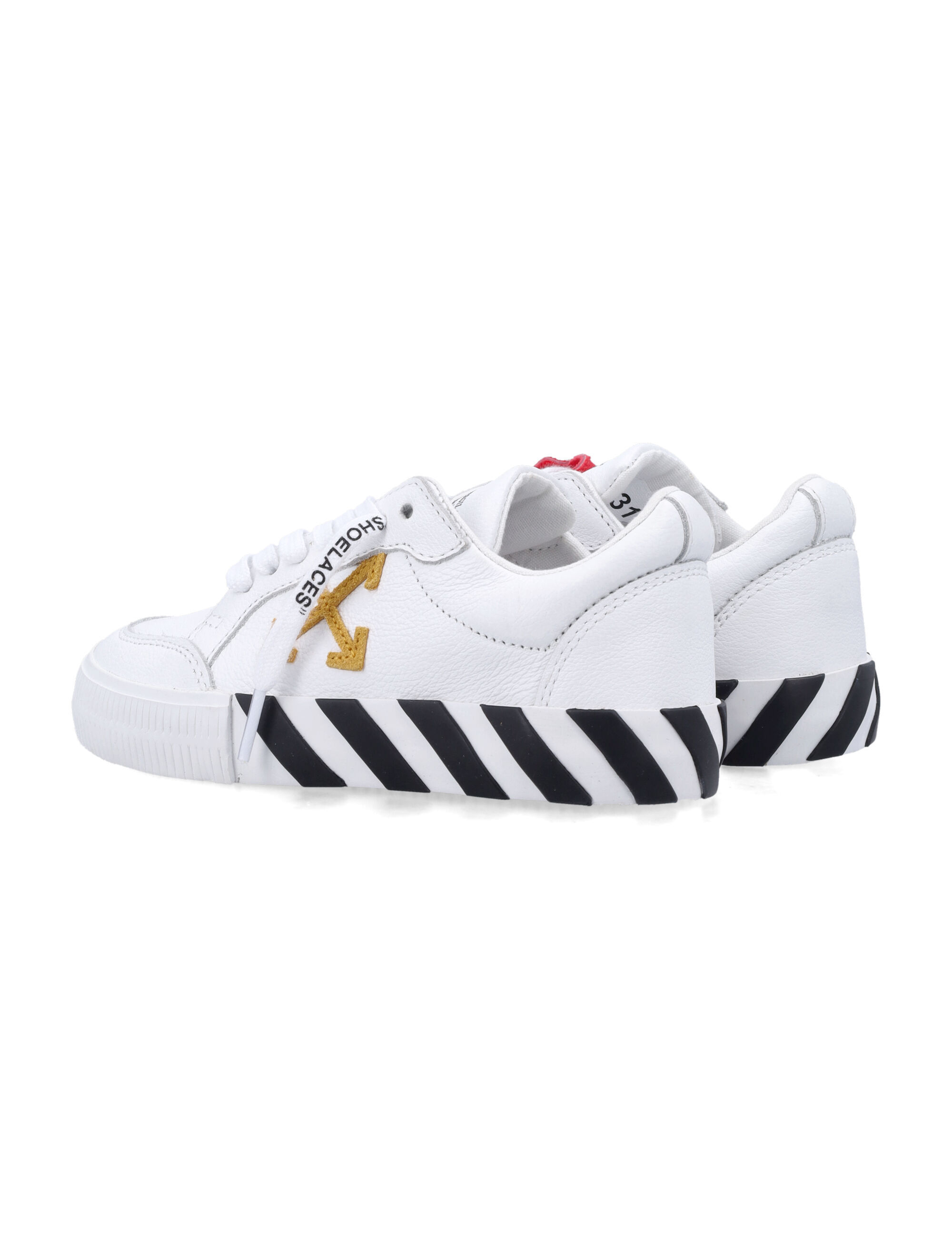 Off-white Canvas Vulcanized Sneakers Kids In White