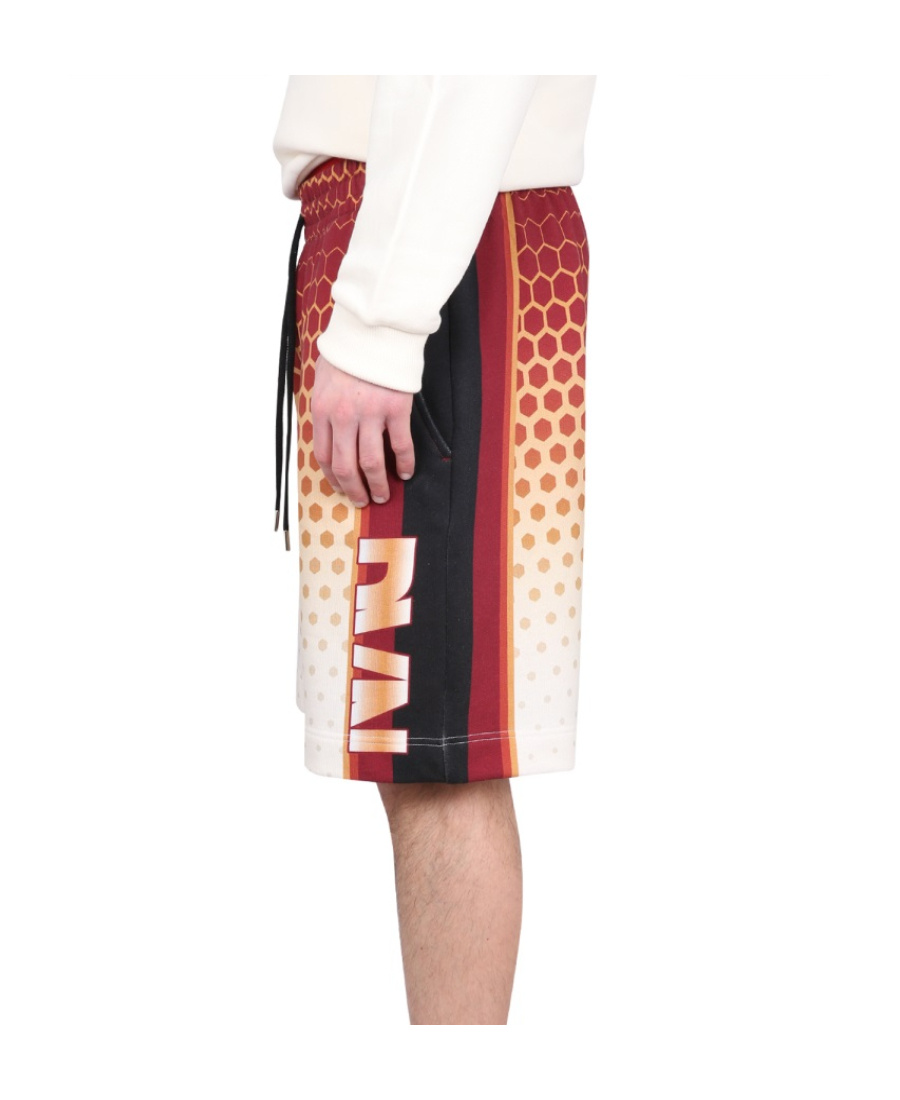 Dries Van Noten Men Bermuda Harbor In Multicolor