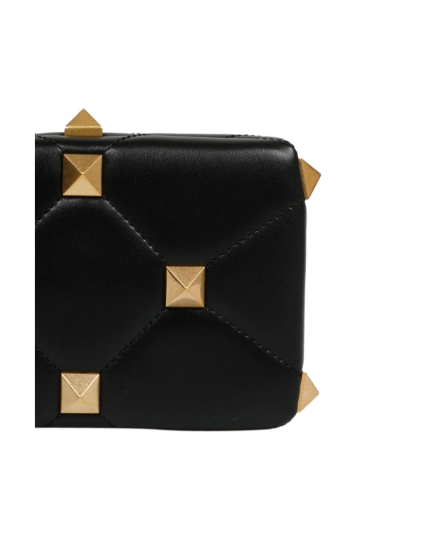Valentino Roman Stud Crossbody Bag In Black