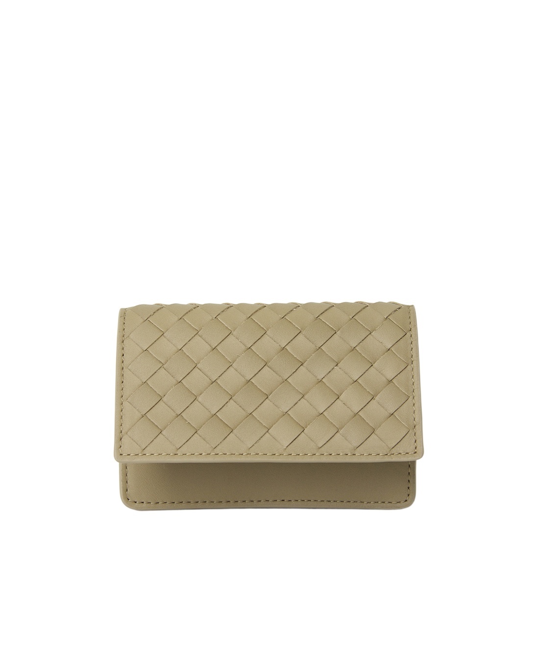 Bottega Veneta Flip Wallet In Nude