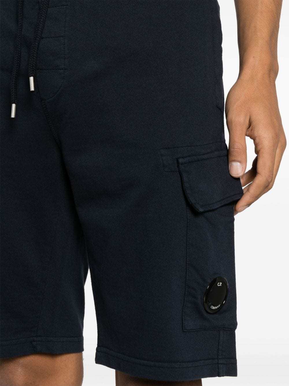 C.p. Company C.p.company Light Fleece Lens Shorts In Multi