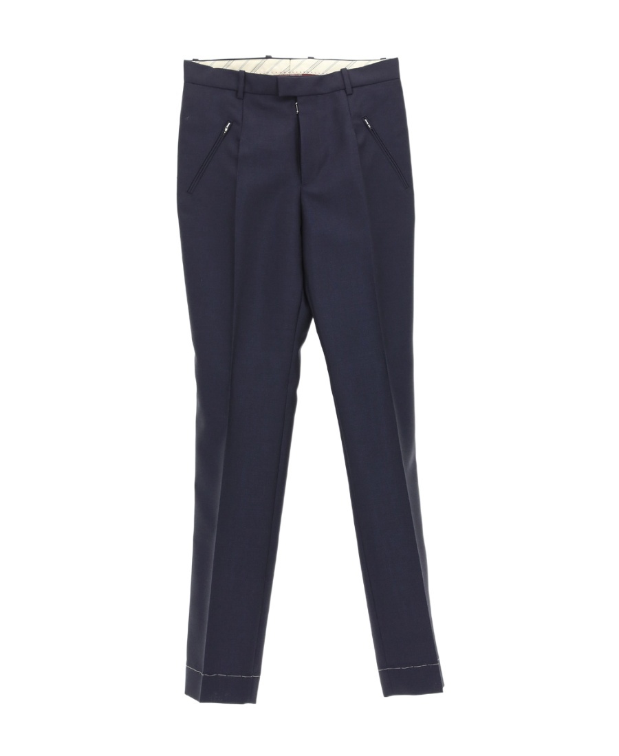Maison Margiela Straight-leg Tailored Trousers In Black