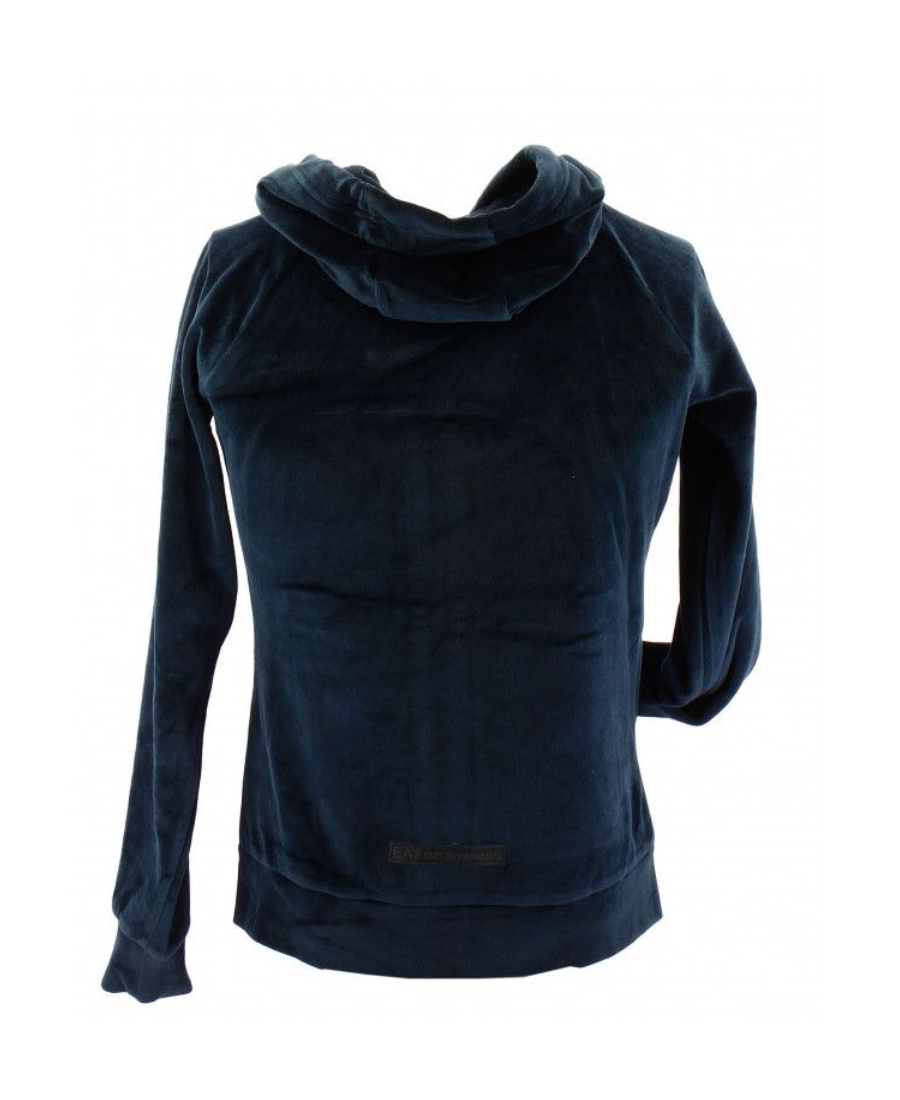 EA7 LOGO HOODED CASUAL COAT