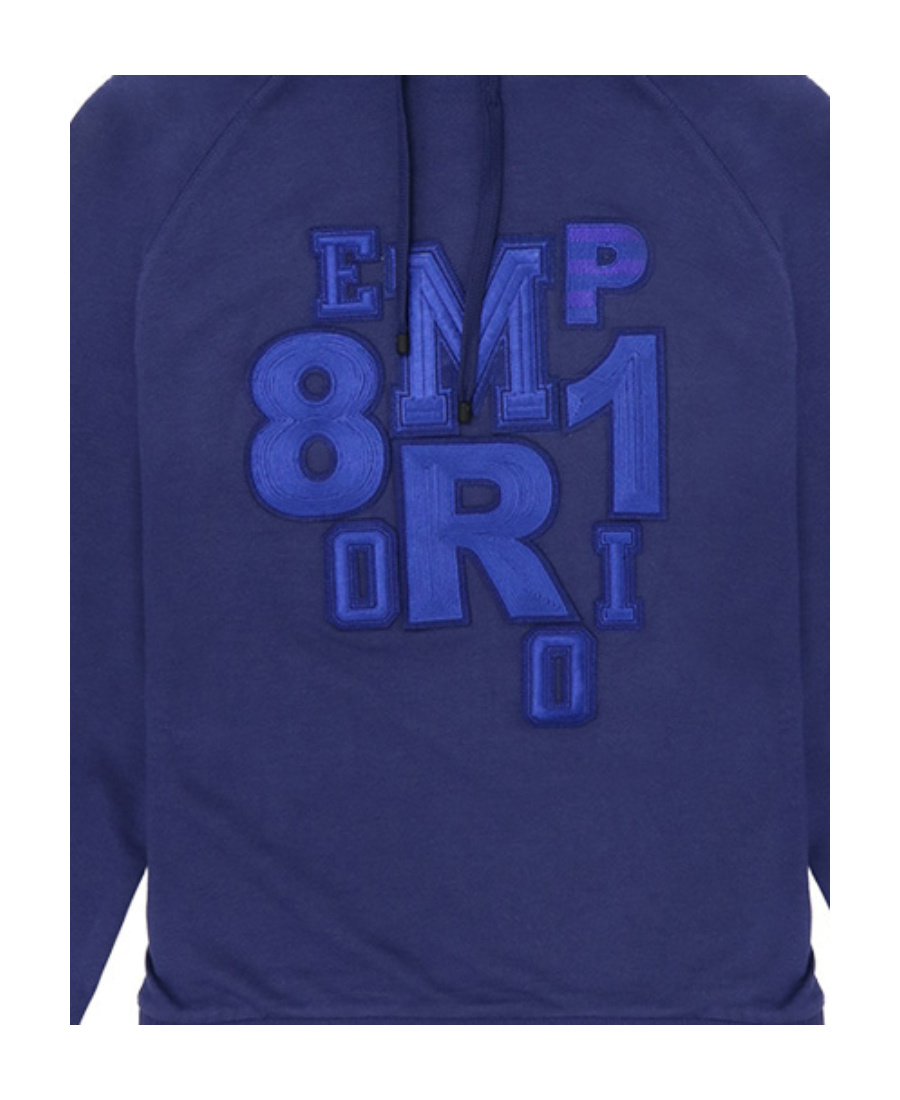 EMPORIO ARMANI EMBROIDERED SWEATER WITH LOGO