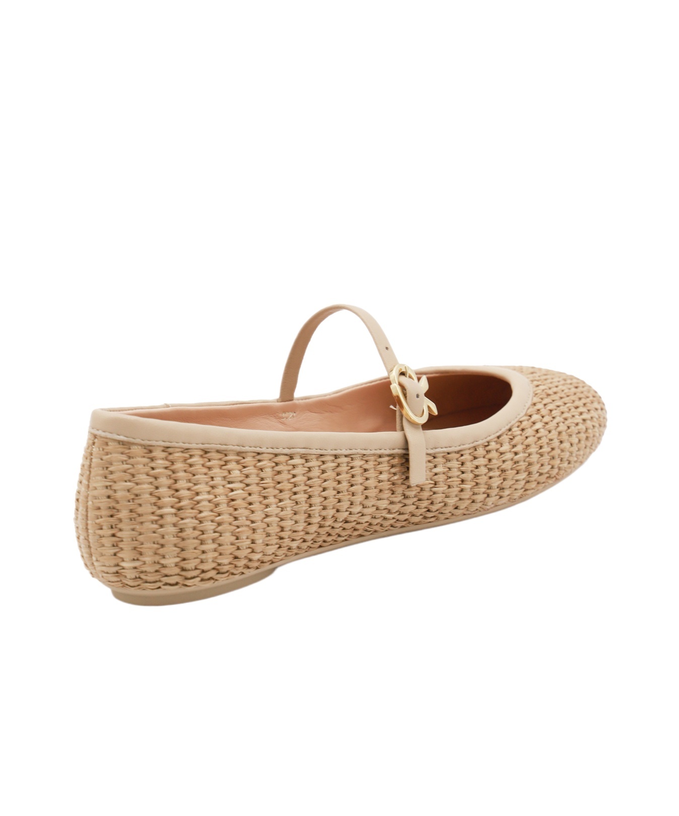 Shop Gianvito Rossi Carla Ballet Flats In Nude