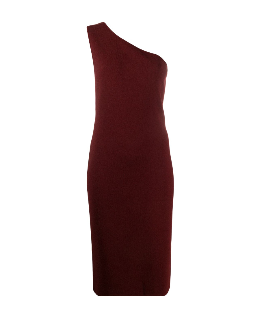 BOTTEGA VENETA ONE-SHOULDER MIDI DRESS