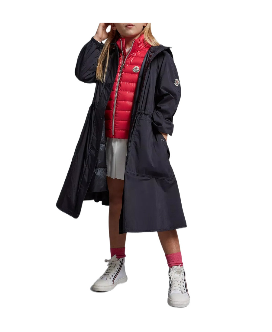 Moncler Lins Parker Down Jacket In Blue