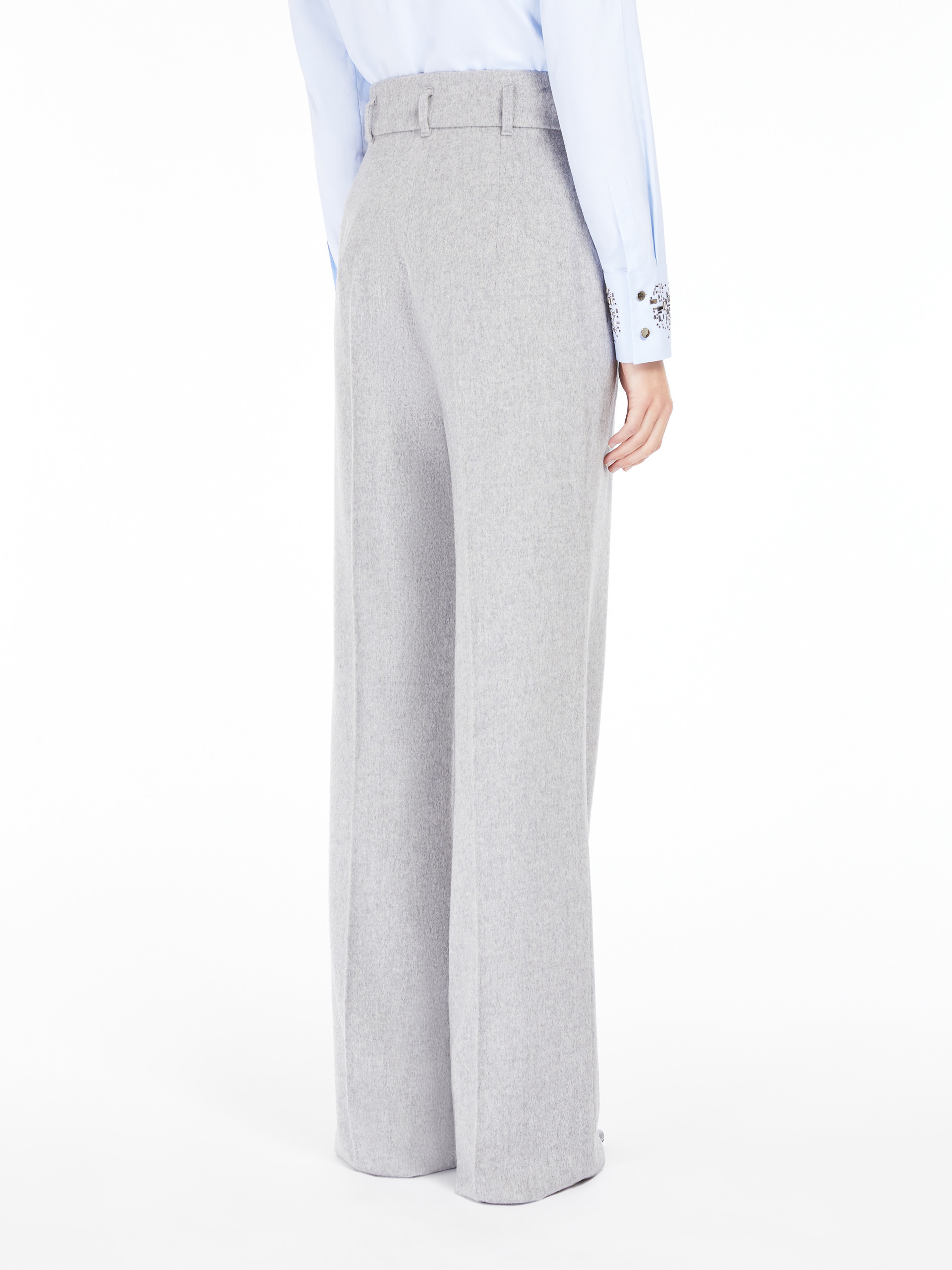 Max Mara Belt-loop Casual Pants In White