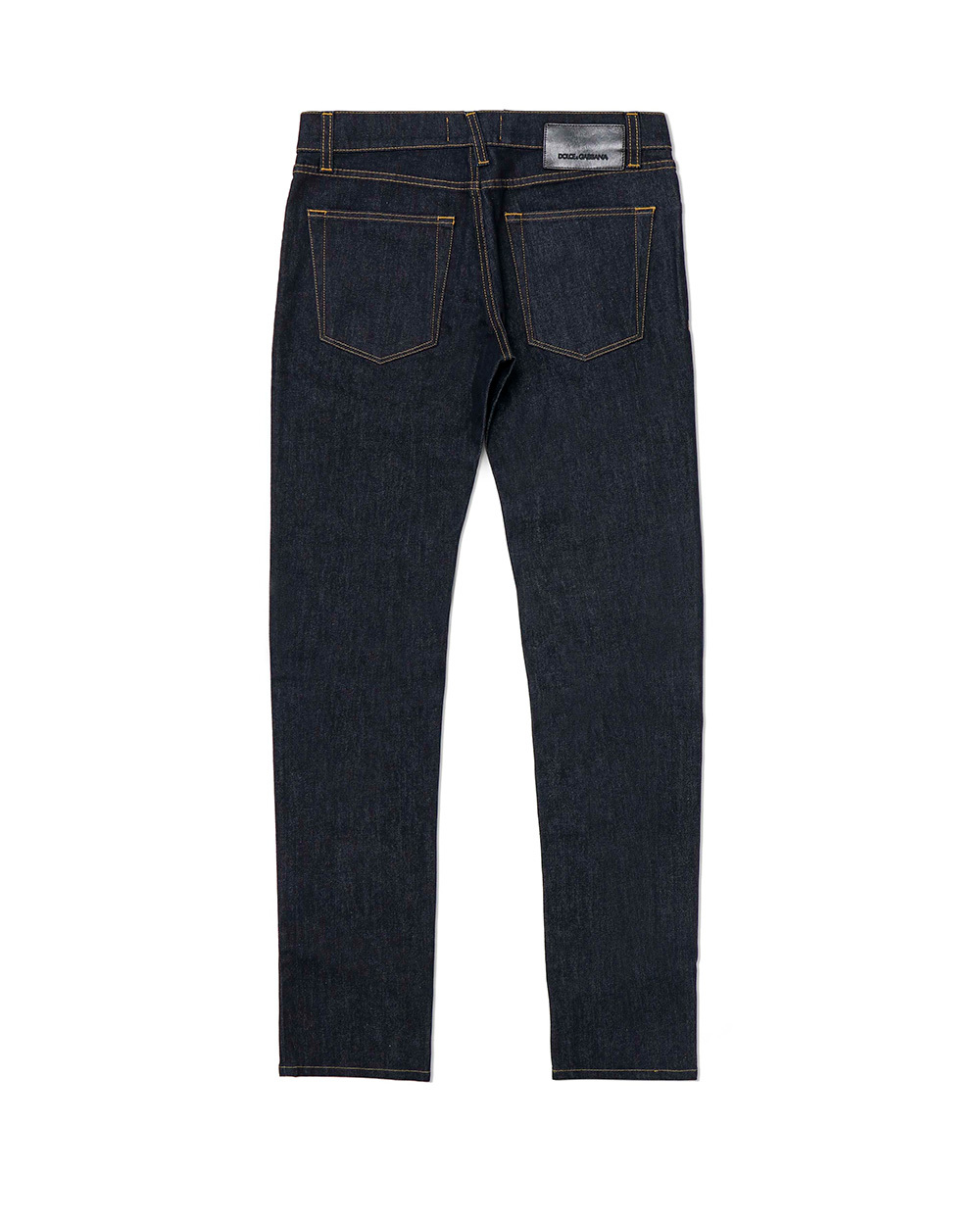 Dolce & Gabbana Straight Jeans In Black