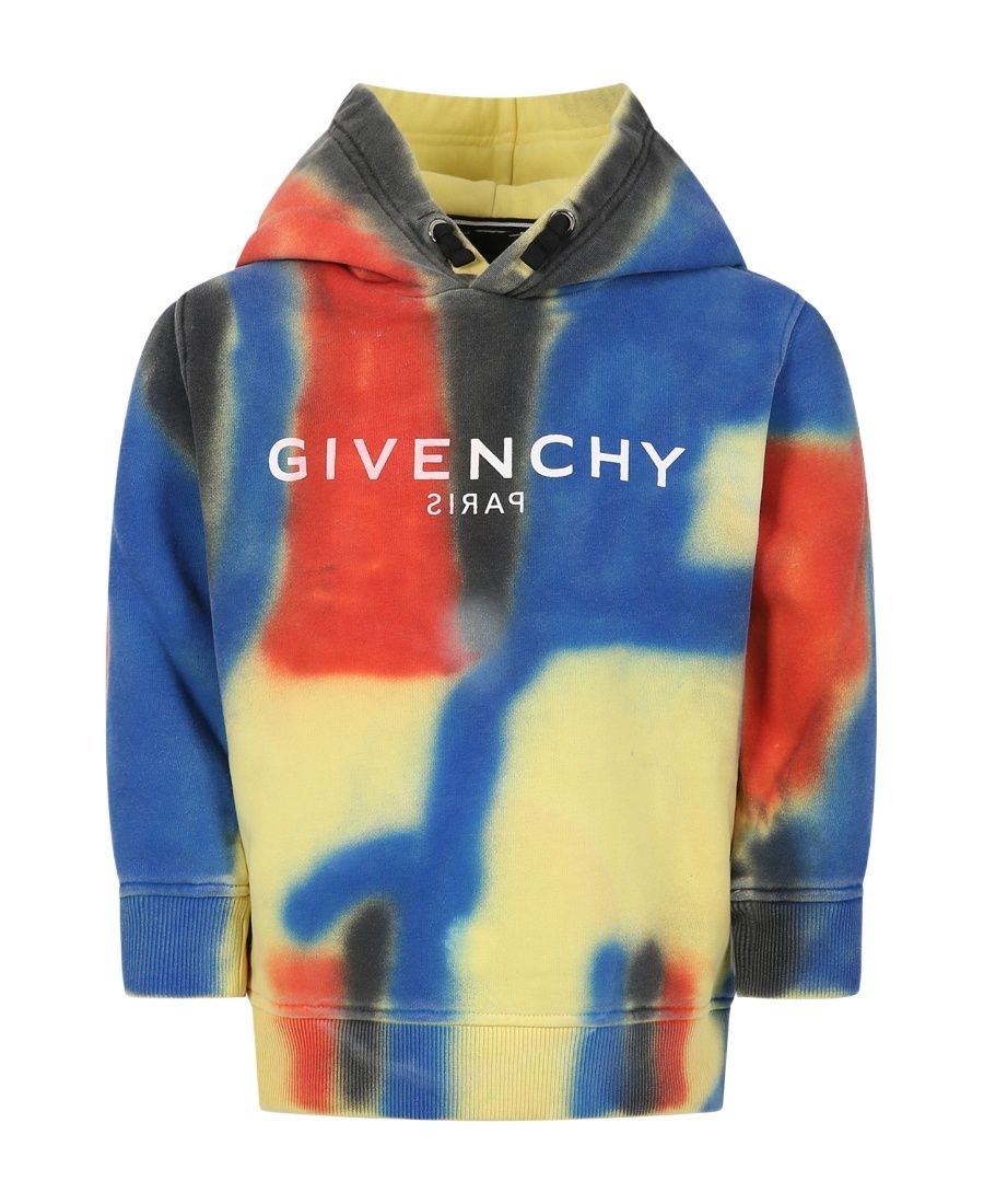 Givenchy Logo Hoodie In Multicolor
