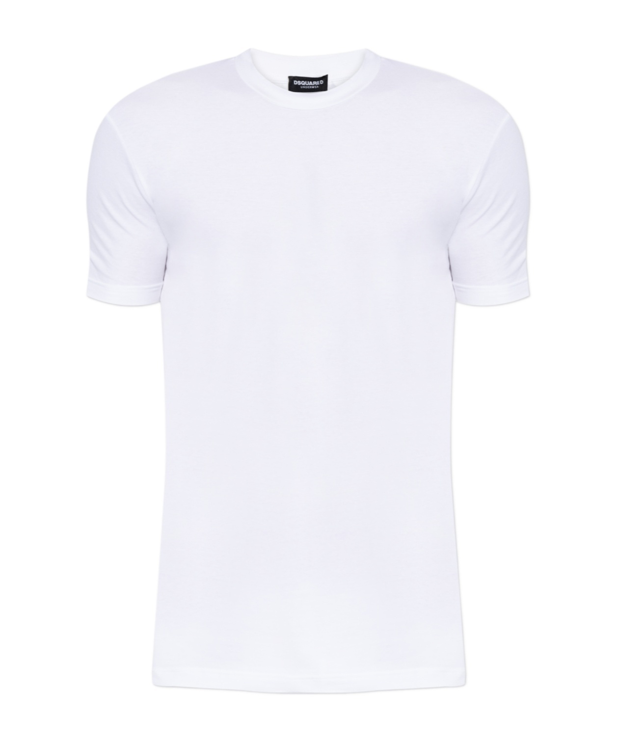 Dsquared2 Logo-embroidered Cotton T-shirt In White