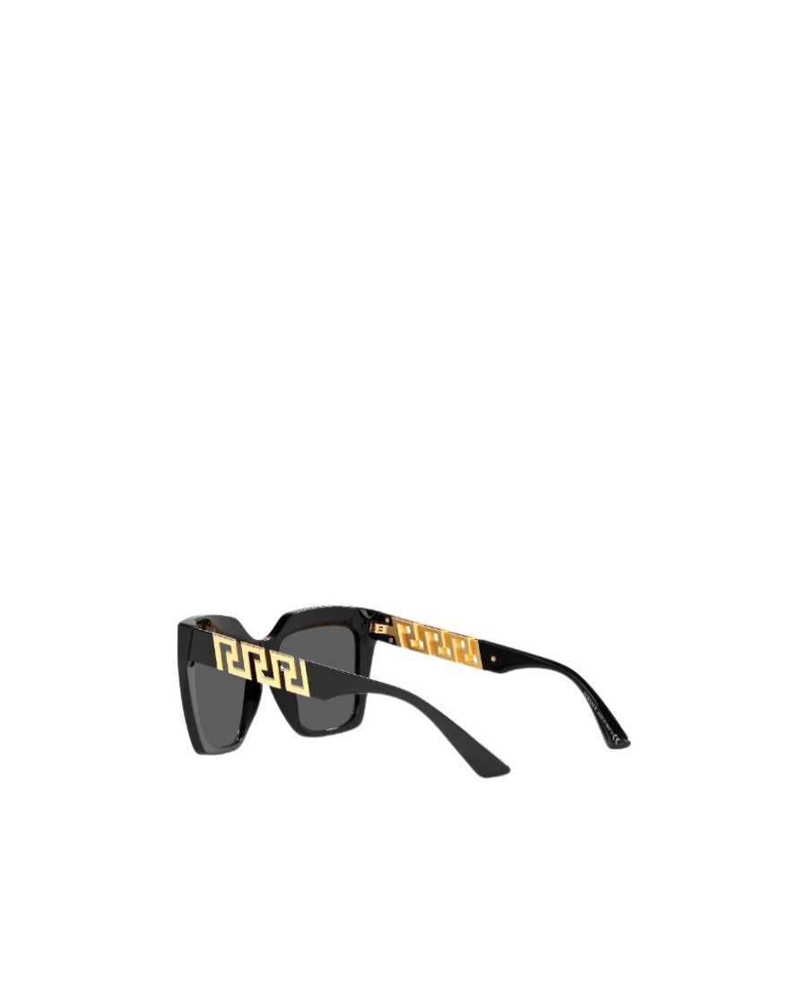 Versace Eyewear Square Frame Sunglasses In Gray