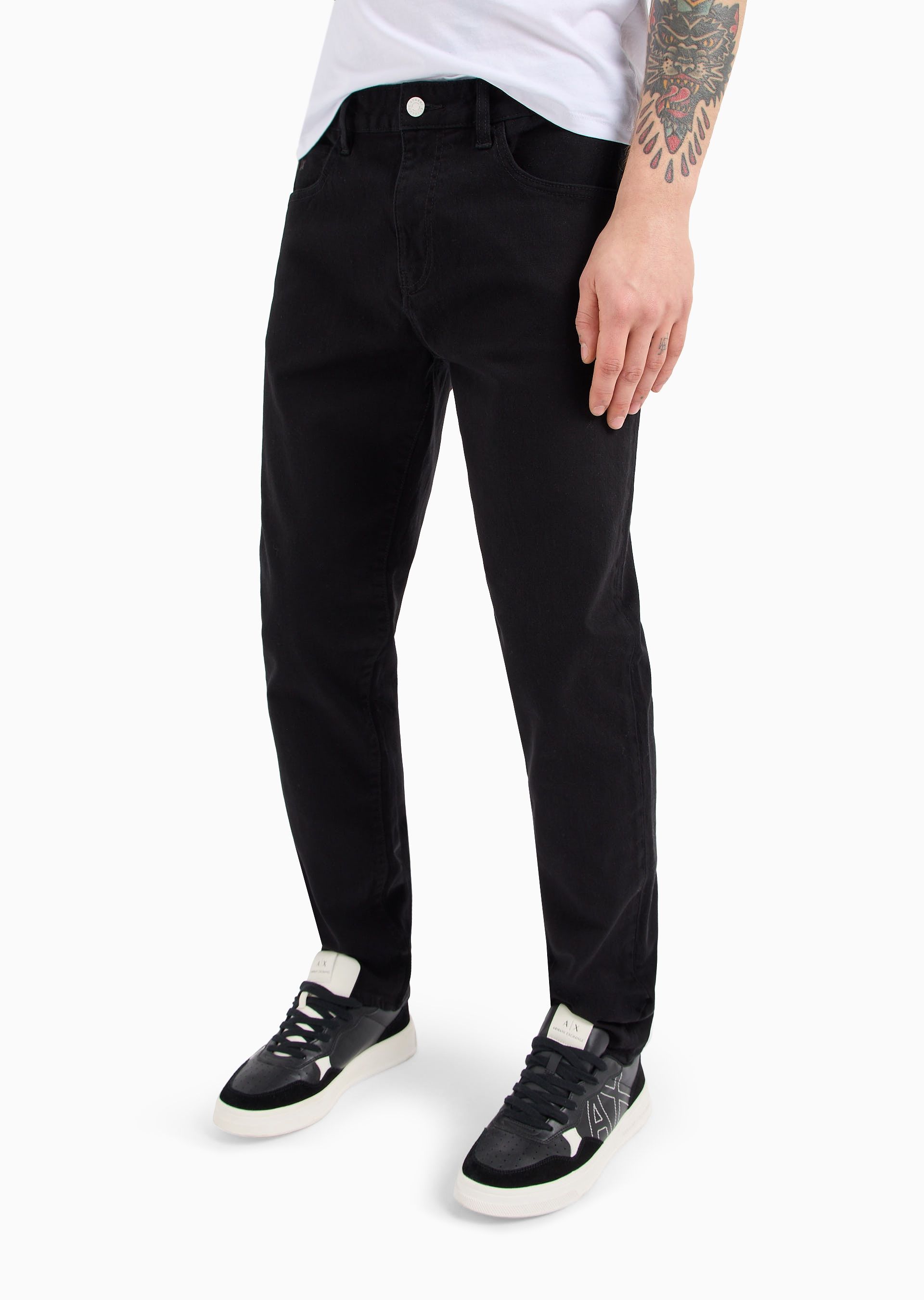 ARMANI EXCHANGE STRAIGHT-LEG JEANS