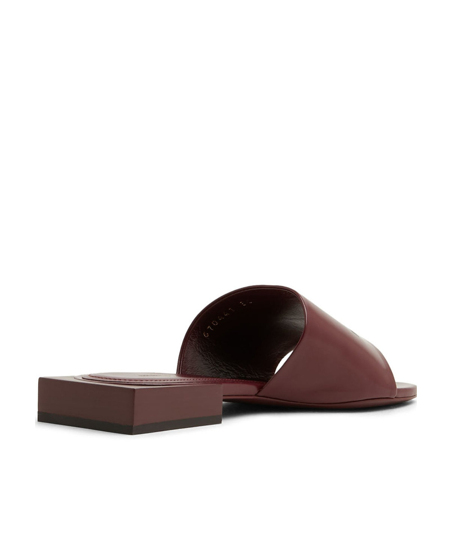Balenciaga Logo Flip-flops In Red