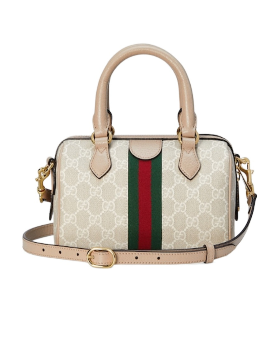 Gucci Mini Ophidia Gg Tote Bag In Nude
